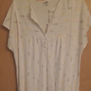 Olala white heart Germany dress Boho Sz 46